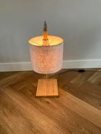 Tafellamp bamboe / linnen (nieuw), Minder dan 50 cm, Nieuw, Hout, Ophalen