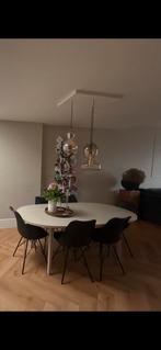 Tafel + 6 stoelen te koop, Ophalen of Verzenden, Zo goed als nieuw, Rechthoekig, 50 tot 100 cm