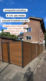 COMPOSITIE SCHUTTING | ACTIE, Ophalen of Verzenden, Nieuw, Kunststof, 6 meter of meer