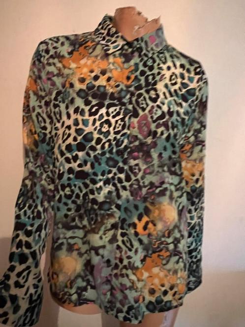 GUTS & GUSTO blouse maat L origineel ZGAN, Kleding | Dames, Blouses en Tunieken, Zo goed als nieuw, Maat 42/44 (L), Zwart, Ophalen of Verzenden