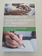 Teaching for quality learning at university, Nieuw, Ophalen of Verzenden