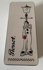 Rechthoekig blik met Pierrot.  Afm. 24x8x10 cm., Ophalen of Verzenden, Zo goed als nieuw, Overige, Overige merken