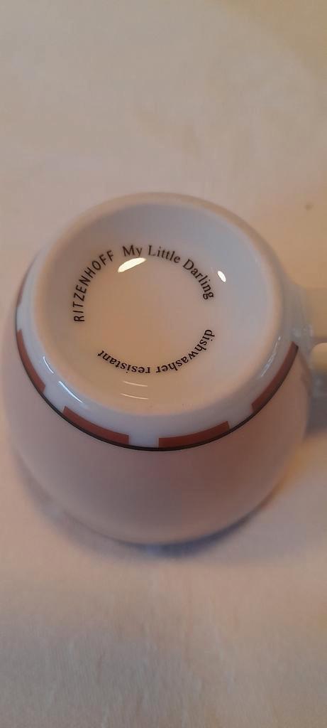 Ritzenhoff My Little Darling Kop en Schotel, Huis en Inrichting, Keuken | Servies, Zo goed als nieuw, Kop(pen) en/of Schotel(s)