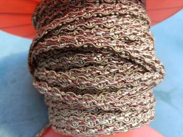 Vintage fournituren sierband roze goud 8 mm (SF2) beschikbaar voor biedingen