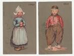 Bram en Dirkje ansichtkaart W. de Haan Utrecht klederdracht, Verzamelen, Ansichtkaarten | Nederland, Verzenden, Voor 1920, Gelopen