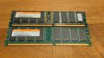 2x DDR Geheugen - 256MB & 1GB - 400MHz CL3, Computers en Software, RAM geheugen, 1 GB of minder, Ophalen of Verzenden, Desktop