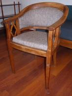 Eiken stoel, Ophalen, Hout, Gebruikt, Bruin