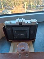 Oude Zeis Ikon Nettar camera met leren tasje, Audio, Tv en Foto, Fotocamera's Analoog, Ophalen of Verzenden