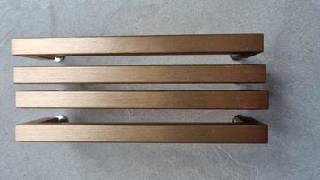Bruynzeel handgrepen (4 stuks voor keukenkastje, goudkleur) beschikbaar voor biedingen
