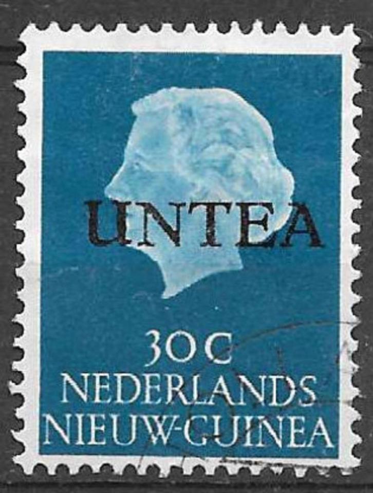 1962, Nieuw Guinea - NVPH UNTEA - 11 {N 32}, Postzegels en Munten, Postzegels | Nederlands-Indië en Nieuw-Guinea, Gestempeld, Nieuw-Guinea