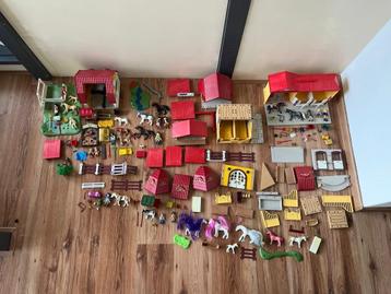 Playmobil paarden, stal en huis (diverse sets) beschikbaar voor biedingen