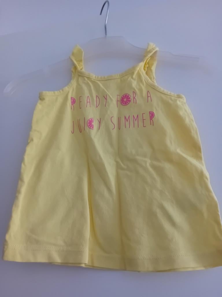 Orchestra mouwloze top maat 68-74, Kinderen en Baby's, Meisje, Ophalen of Verzenden, Zo goed als nieuw, Shirtje of Longsleeve