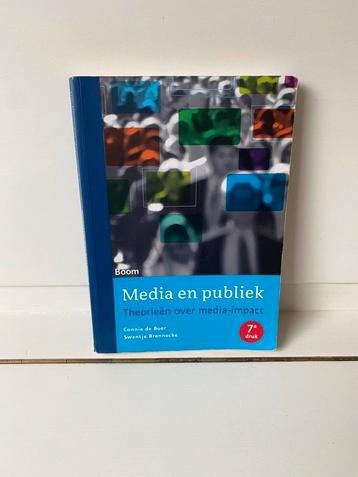 Media en publiek 7e druk studieboek. beschikbaar voor biedingen