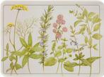 Placemats 29x21,5 cm) 4 stuks met plant/bloem motief, Ophalen of Verzenden, Zo goed als nieuw, Bord