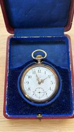 Omega zilveren zakhorloge Grand Prix Paris 1900, Sieraden, Tassen en Uiterlijk, Horloges | Antiek, Ophalen of Verzenden, Zilver