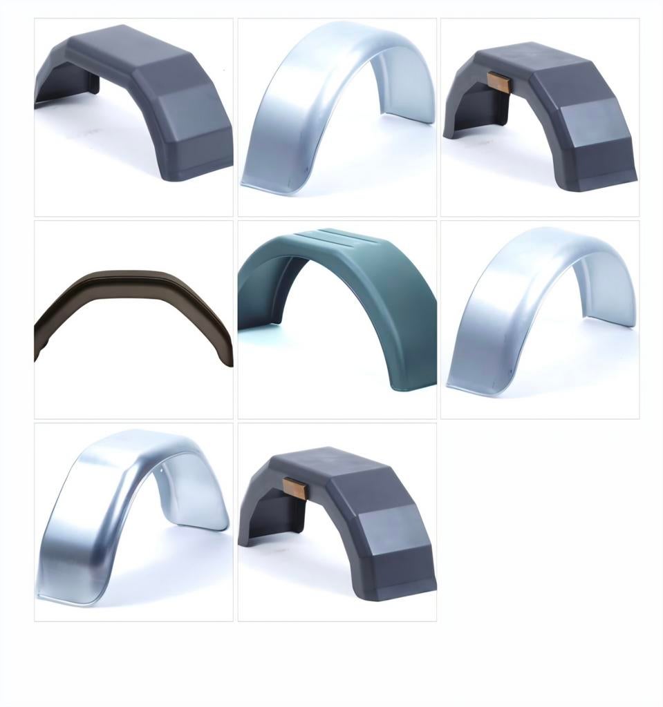 1 partij van 66 nieuwe spatborden in div. Maten., Auto diversen, Aanhangwagen-onderdelen, Ophalen of Verzenden, Nieuw