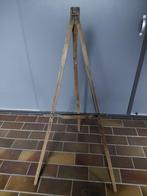 Antieke houten schildersezel - veldezel - tripod ezel, Ophalen of Verzenden