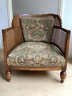 Antieke fauteuil met webbing, Huis en Inrichting, Fauteuils, Ophalen, Gebruikt