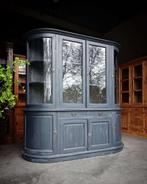 Geweldige ronde winkelvitrine | Organische museumkast #2472, Niet ingevuld, 200 cm of meer, Met deur(en), Niet ingevuld