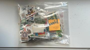 Kilowaar Buitenlandse Postzegels: 55 gram. beschikbaar voor biedingen