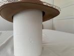 vintage dameshoed warm bruin, Ophalen of Verzenden, Gedragen, 55 cm (S, 6⅞ inch) of minder, Hoed