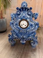 Antieke Delftsblauwe Keramische Klok, Antiek en Kunst, Ophalen