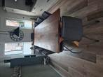 8 moderne eetkamerstoelen in goede staat., Huis en Inrichting, Stoelen, Ophalen, Grijs, Kunststof