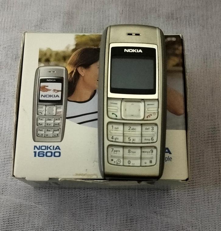 Nokia 1600 - Klassieker met doos!, Telecommunicatie, Mobiele telefoons | Nokia, Gebruikt, Zonder abonnement, Zonder simlock, Klassiek of Candybar
