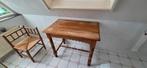 Antieke naaimachine tafel met stoel, Antiek en Kunst, Antiek | Meubels | Tafels, Ophalen