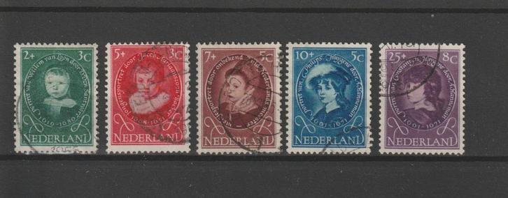 Nederland 1955, NVPH 666 t/m 670, Gestempeld., Postzegels en Munten, Postzegels | Nederland, Gestempeld, Na 1940, Verzenden