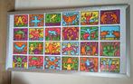 Keith Haring schilderij kleurrijk, Huis en Inrichting, Ophalen, Zo goed als nieuw, Schilderij, 75 cm of meer