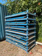 bokken opslag stapelbaar sterk stapelrack, Doe-het-zelf en Verbouw, 100 liter of meer, Ophalen, Zo goed als nieuw, Transportkar