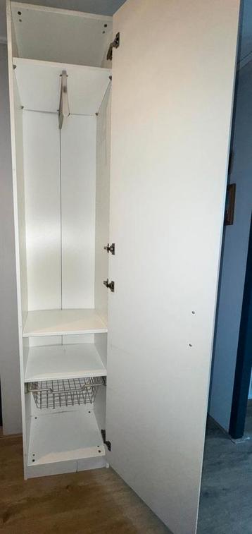 Paxkast 50 breed  met deur , wit - afbeelding 3