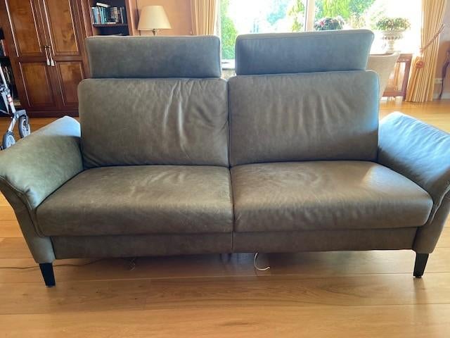 Prominent bankstel, Huis en Inrichting, Ophalen, Tweepersoons, Zo goed als nieuw, Rechte bank