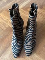 Nubuck zebraprint laarsjes hak 40, Ophalen of Verzenden, Nieuw, Bruin