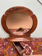 Spiegel met vakje breedte 52 hoogte 60, Antiek en Kunst, Antiek | Spiegels, Ophalen of Verzenden