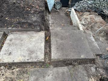 5x tegel 1x1m, 100x100cm gratis beschikbaar voor biedingen