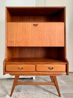 Vintage teak secretaire, Huis en Inrichting, Kasten | Secretaires, Ophalen, Zo goed als nieuw, Jaren 60.