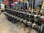 Lifemaxx rubberen dumbells 12-38 kg  gewichten dumbell set, Ophalen, Dumbbell, Gebruikt, Dumbells