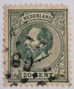 Nederland 1872 - nvph 24 - Koning Willem III  -ab, Postzegels en Munten, Postzegels | Nederland, Ophalen of Verzenden, T/m 1940