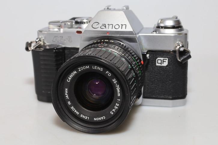 Canon AL-1 = de verbeterde AV-1(met 35-70 zoom), Audio, Tv en Foto, Fotocamera's Analoog, Spiegelreflex, Canon, Ophalen of Verzenden