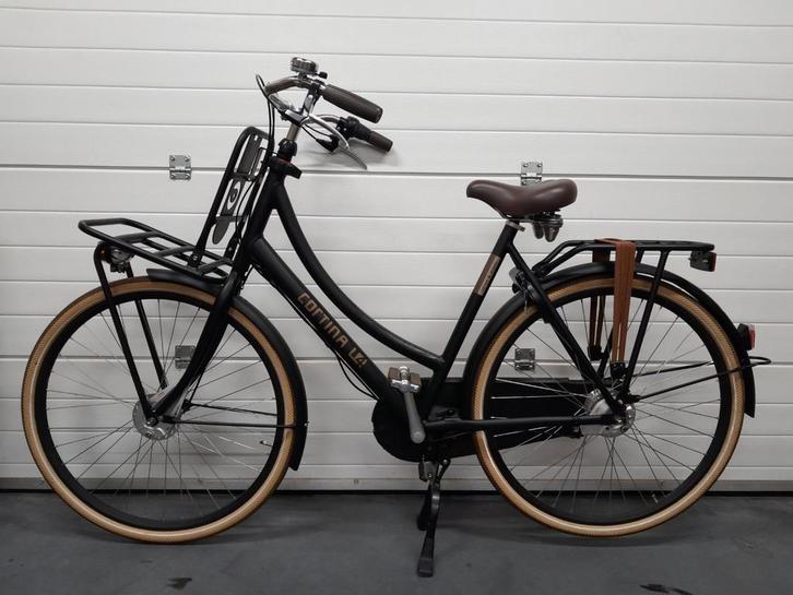 Cortina U4 Jett Black Matt ND7 "NIEUW", Fietsen en Brommers, Fietsen | Dames | Damesfietsen, Zo goed als nieuw, Overige merken