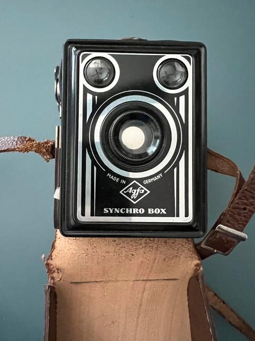 Te koop agfa synchro box, Verzamelen, Fotografica en Filmapparatuur, Fototoestel, 1940 tot 1960, Ophalen of Verzenden