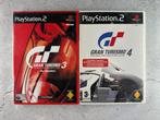 Gran Turismo 3 (rood) en 4 (wit) Playstation 2 (PS2), Spelcomputers en Games, Games | Sony PlayStation 2, Vanaf 3 jaar, Gebruikt