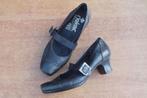 Zwarte leren pumps.Mt 36.Merk Rieker, Pumps, ., Zwart, Ophalen of Verzenden