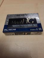 Sony metal HG video8 P5 90 ingeseald cassettebandje, Ophalen of Verzenden