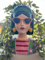 Nieuw! HD Collection dame vaas inclusief (kunst)  plant, Kunststof, Overige kleuren, Nieuw, Ophalen of Verzenden