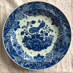 Delfts blauw wandbord Quo Vadis handbeschilderd, Antiek en Kunst, Ophalen of Verzenden