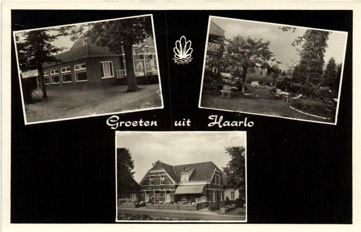 Groeten uit Haarlo - 3 afb Bondshotel ANWB - 1961 gelopen, Verzamelen, Ansichtkaarten | Nederland, Ongelopen, Noord-Brabant, Voor 1920