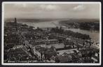 Kampen, Panorama met gezicht op de Ysselbrug, gebr. 1938, Verzenden, 1920 tot 1940, Gelopen, Overijssel